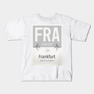 FRA Frankfurt airport Kids T-Shirt